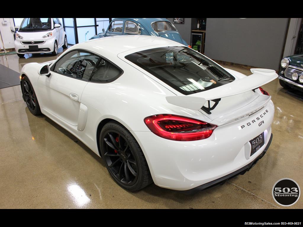 2016 Porsche Cayman GT4; White w/ Full Bucket Seats & 3k Miles! - Photo 4 - Beaverton, OR 97005